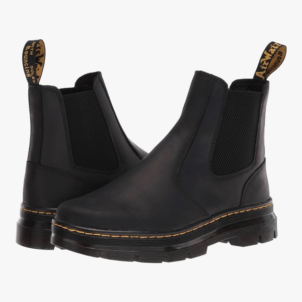 Dr. Martens Black Leather Boots